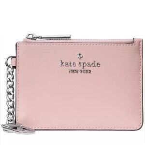 KATE SPADE Mini Wallet Card Case Patent Leather Tutu Pink KN868 NEW NWT